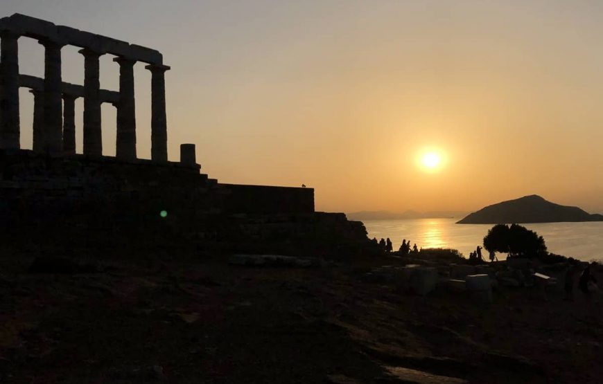 Visita a cabo Sunio y Templo de Poseidón con guía oficial