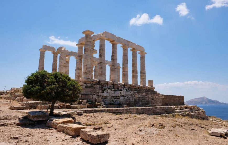 Visita a cabo Sunio y Templo de Poseidón con guía oficial
